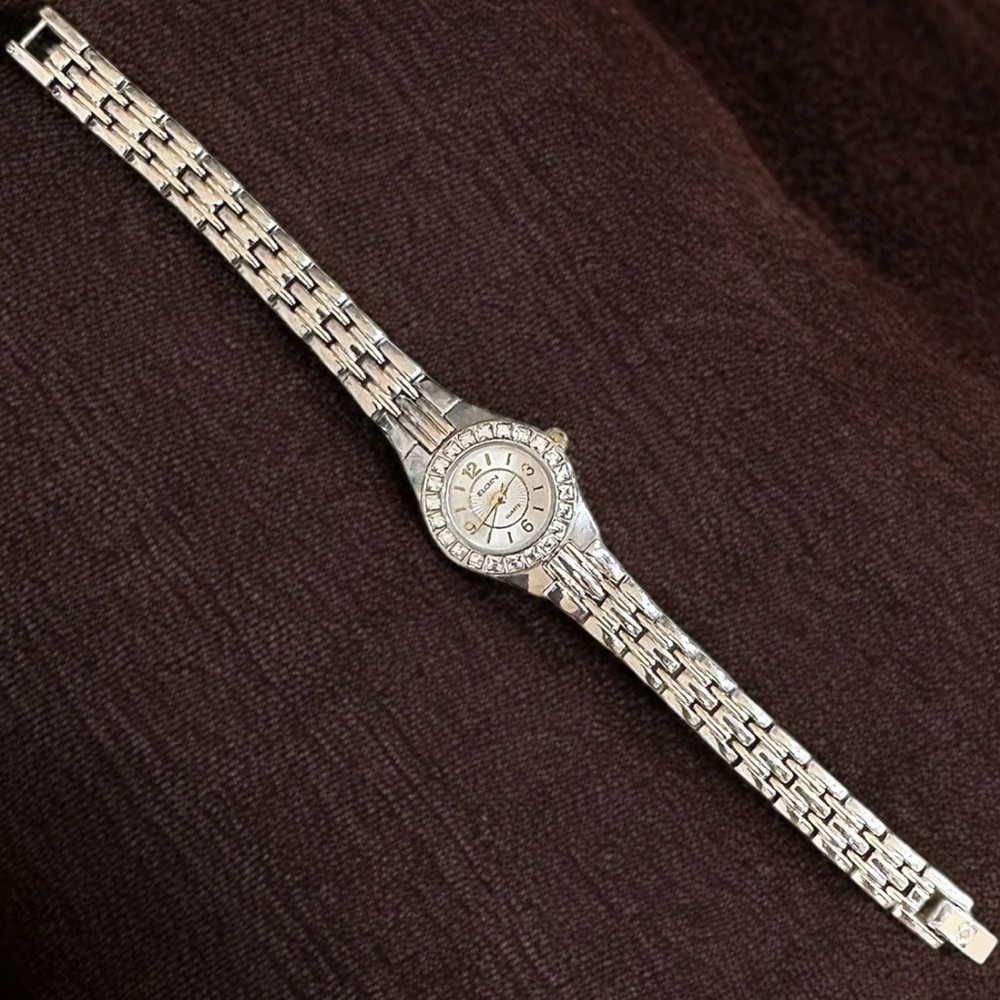 ELGIN Rhinestone Quartz Analog Watch (7.75”) - Picture 6 of 11